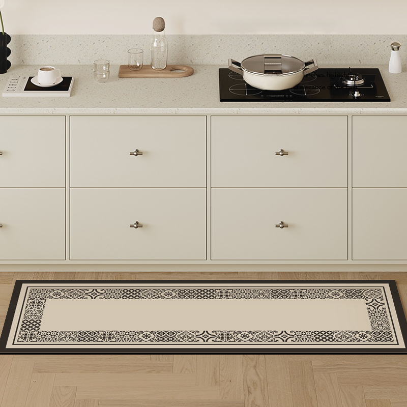 厨房软矽藻泥地垫防水防油可擦免洗脚垫防滑防脏防污吸水吸油地毯