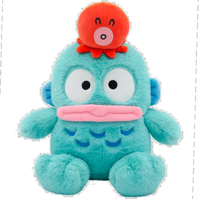 正版三丽鸥半鱼人汉顿毛绒玩具公仔章鱼款丑鱼公仔礼物儿童玩偶