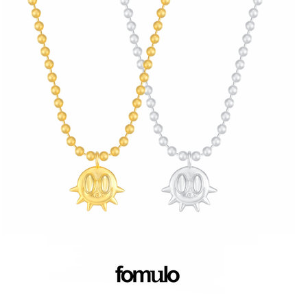 fomulo Baby Fugu 河豚海怪项链 金银限定