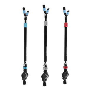 雷臣碳素炮台支架超硬鱼竿支架钓鱼架杆台钓钓箱钓椅后挂XR-911