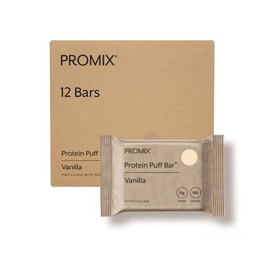 美国直邮ProMix Nutrition Protein Puff Bars 蛋白质泡芙棒 12支