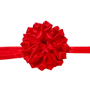 大红花球绸缎红绣球花结婚大门开业剪彩乔迁新居装饰婚车新车汽车