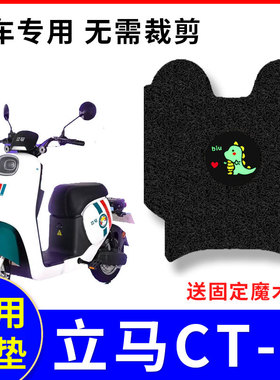 适用于立马CT-9电动车脚垫ZDA1661S防水YDB2452丝圈脚踏垫TDT60Z