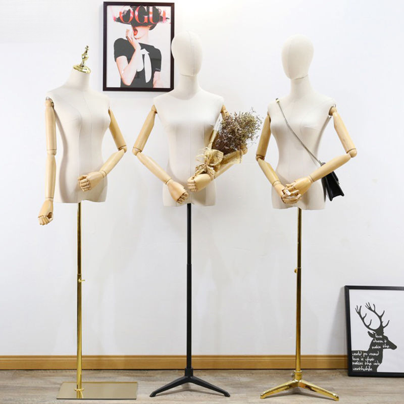 服装店模特道具女半身女装橱窗模特展示架女模特婚纱人台模特