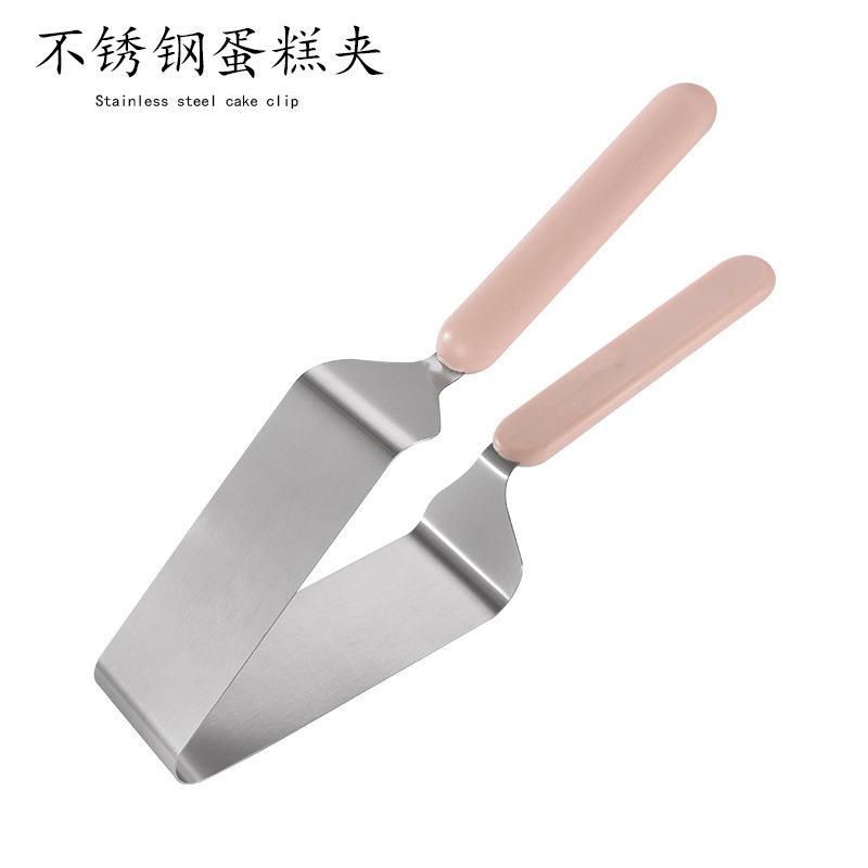 不锈钢蛋糕夹蛋糕切块器烘焙工具点心夹取器分割器现代简约食物