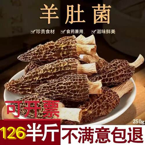 云南香格里拉农户产地批发羊肚菌