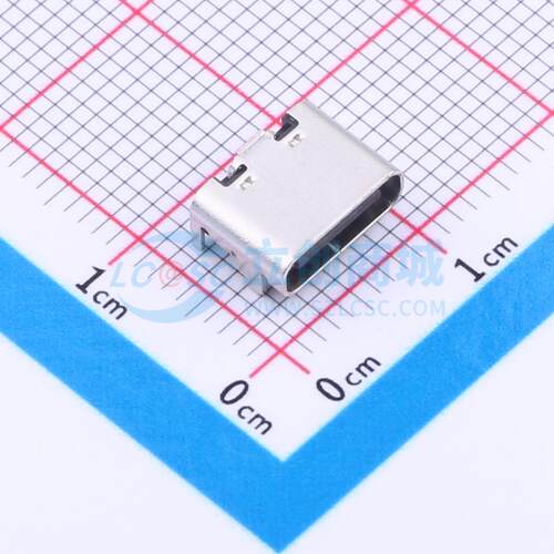 USB连接器 TYPEC-309-ACP16L65 SMD 16Pin 贴板6.5长Type-c母座 3