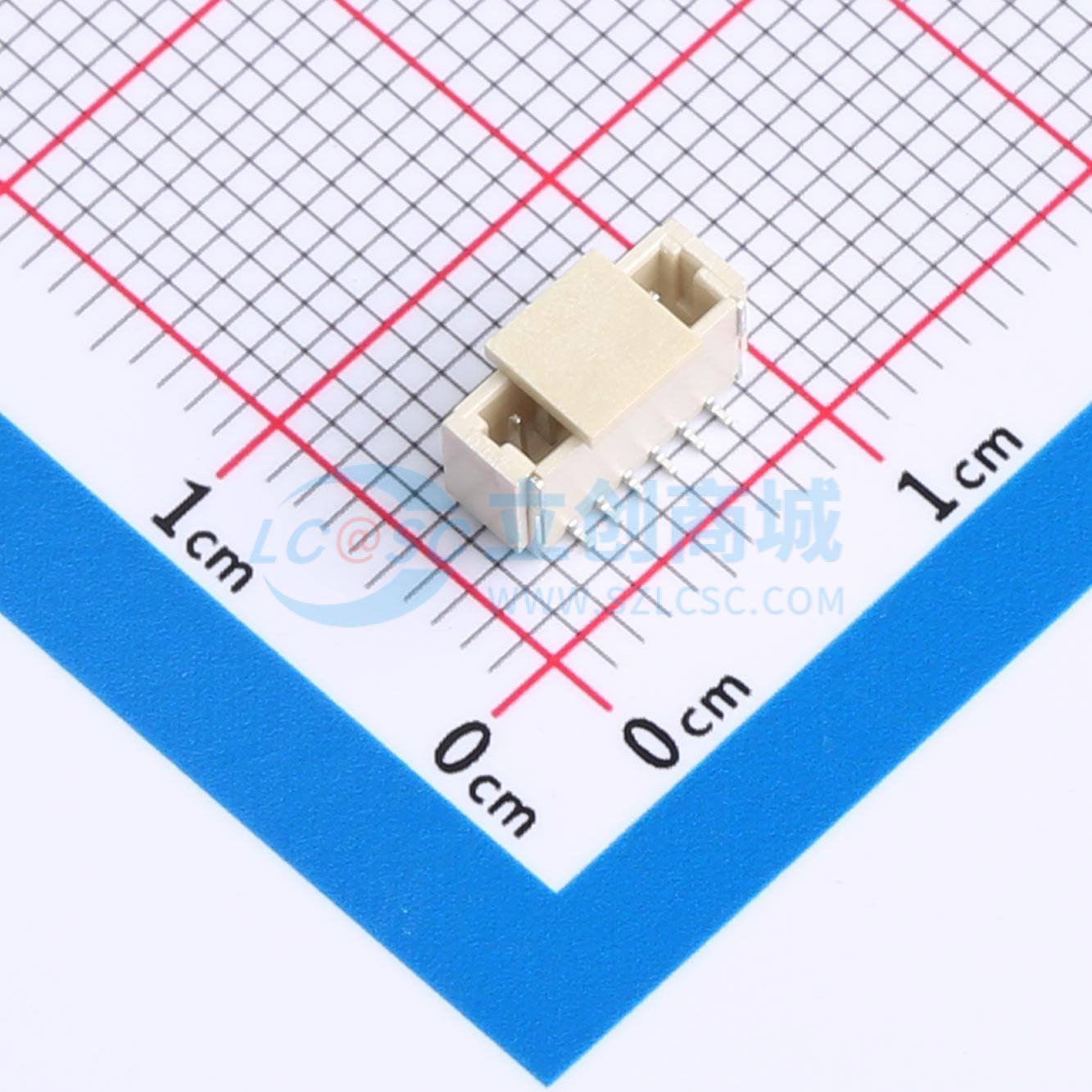 线对板针座 BX-SH1.0-6PLT SMD,P=1mm 1x6P 立贴 电子元器件配单