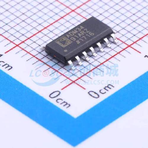 RS-485/RS-422芯片 ADM3491ARZ-REEL SOIC-14 原装正品