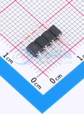 排针 X5511WV-04-C35D35-1000 插件,P=2.54mm 1x4P 圆针 原装正品