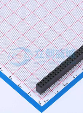排母 XDM254-2-20-S-8.5-G0 SMD,P=2.54mm 2x20P 方孔 电子元器件