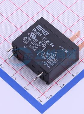 功率继电器 RMIF-112LM 插件,29x12.6mm 4 原装 电子元器件配单