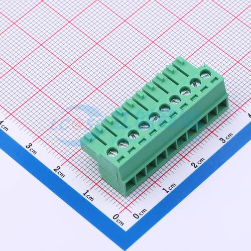 插拔式接线端子 MX15EDGK-3.5-10P-GN01-Cu-Y-A P=3.5mm 插头 1x1