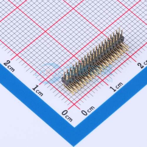 排针 GPCB201-2002A003C1AD 弯插,P=1mm 2x20P 方针 电子元器件