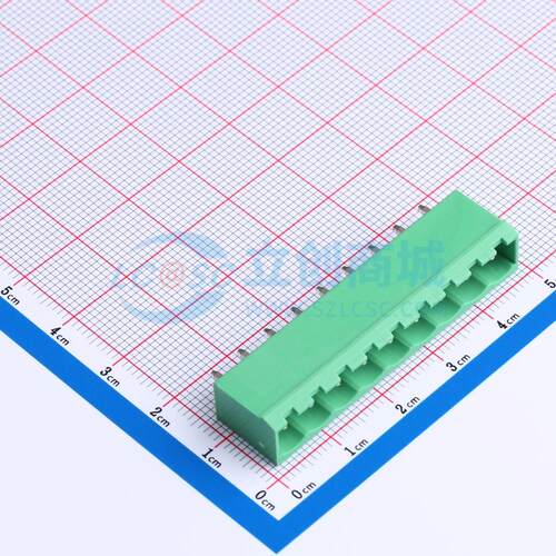 插拔式接线端子 MX2EDGVC-5.08-09P-GN01-Cu-A 插件,P=5.08mm 板