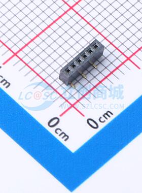 排母 CSCC118-0602A002C1AC SMD,P=1mm 1x6P 单排 电子元器件配单
