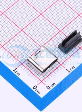 USB连接器 MC-306LS-H735 SMD USB连接器  TYPEC 6P立贴H=7.35不