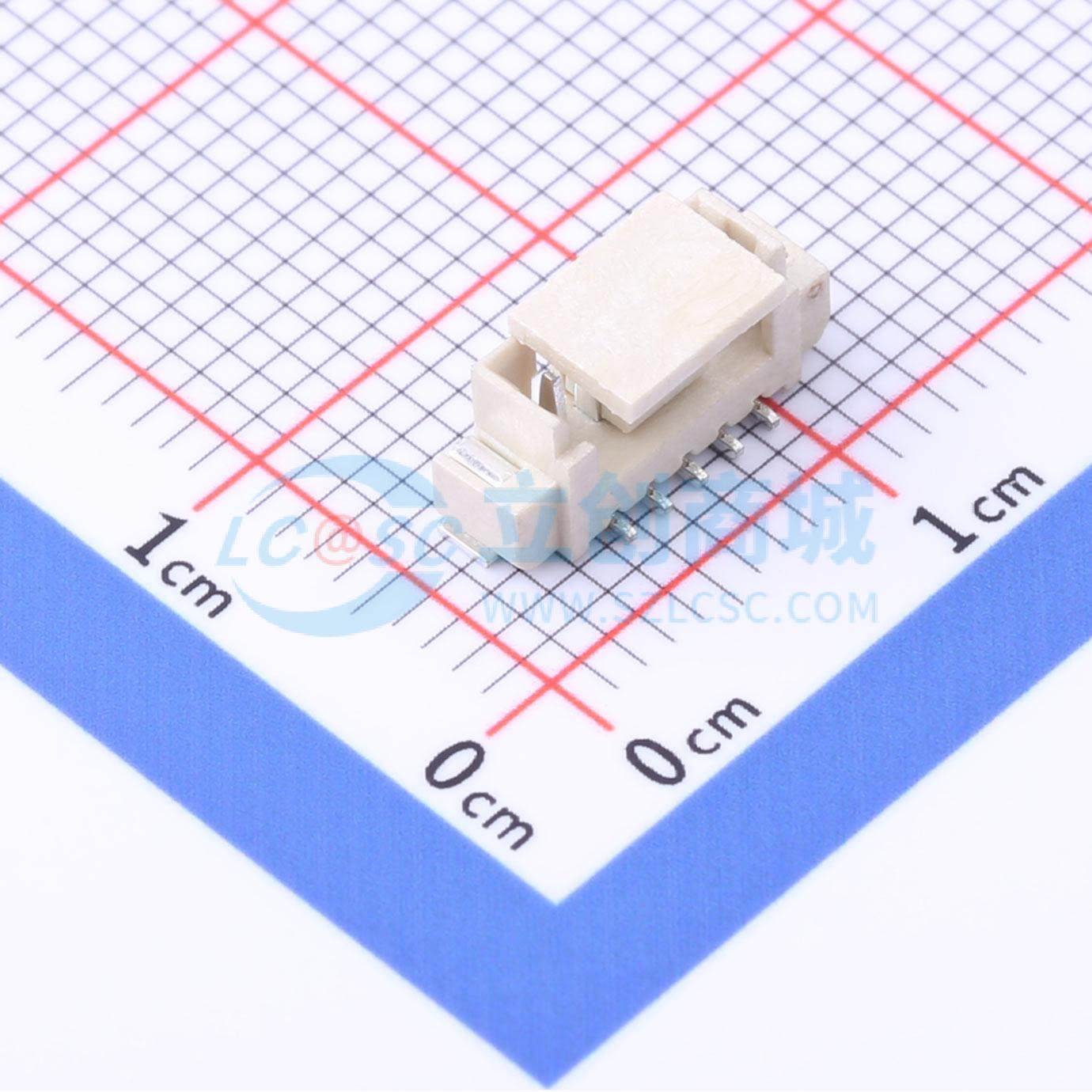 线对板针座 HC-1.25-5PLT SMD,P=1.25mm 1x5P 立贴 电子元器件