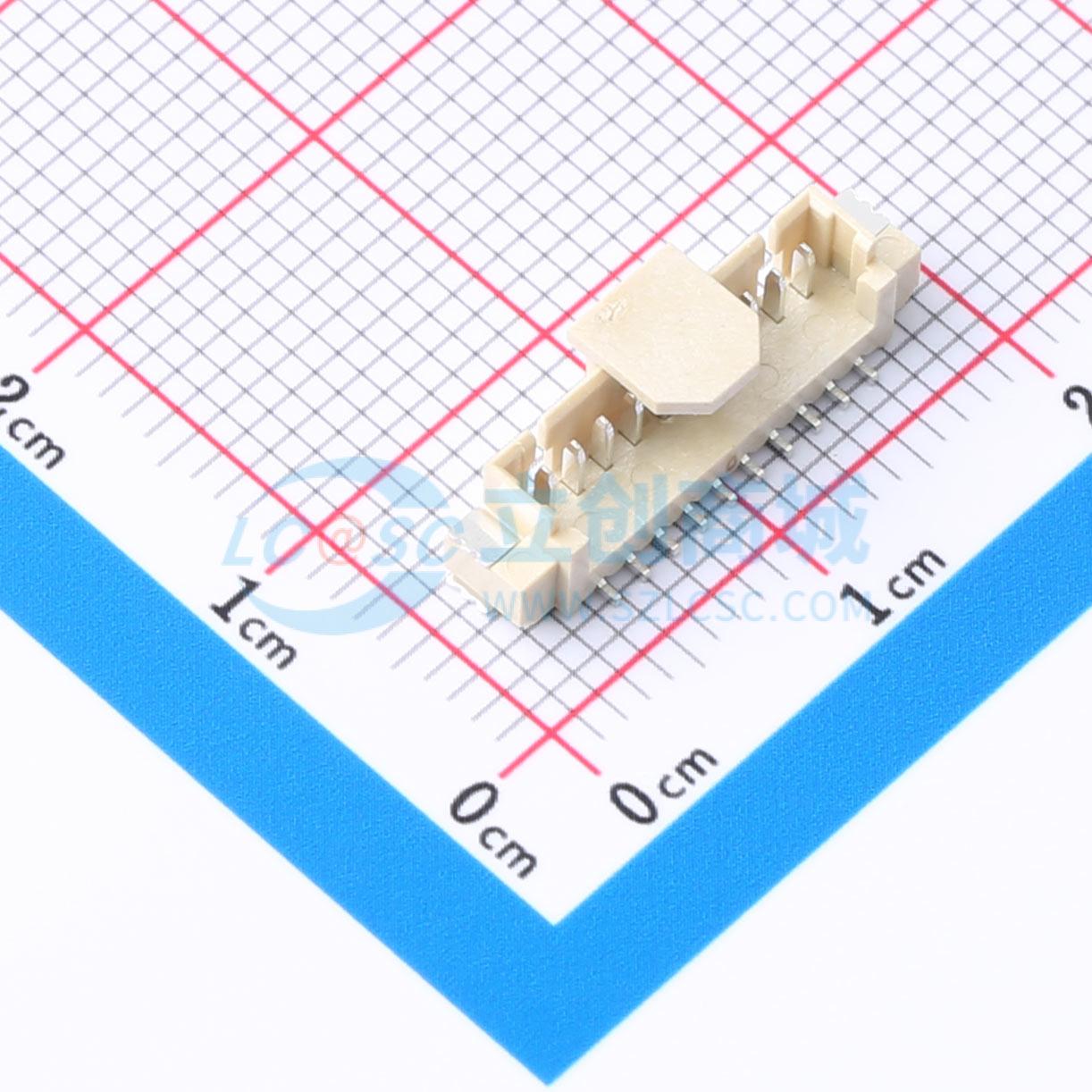 线对板针座 GWDC102-1001A012C2SF-9B SMD,P=1.25mm 1x10P原装