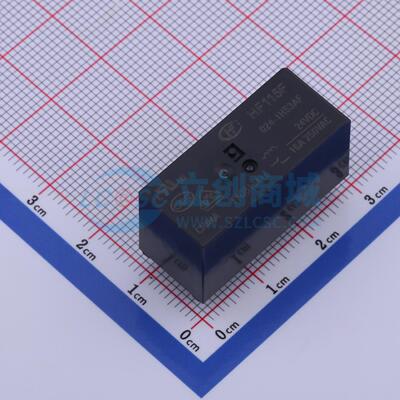 功率继电器 HF115F/024-1HS3AF DIP,12.7x29mm 6 24V 电子元器件