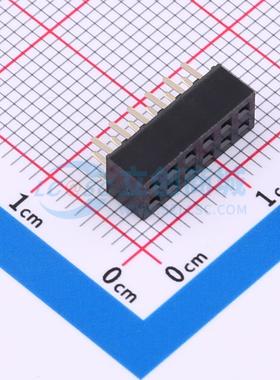 排母 CSFA201-0602A001R1AC 插件,P=2mm 2x6P 电子元器件配单