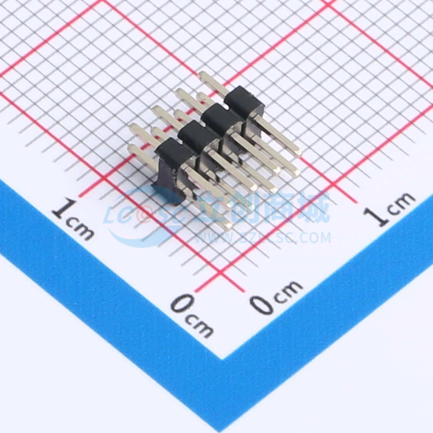 排针 DS1025-05-2x4P8BV1-B 插件,P=2mm 2x4P 电子元器件配单