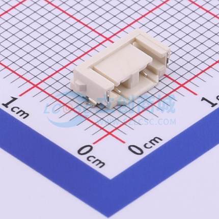 板对板与背板连接器 X3700WF-02HF-LPSN SMD,P=3.7mm,卧贴 2P 卧