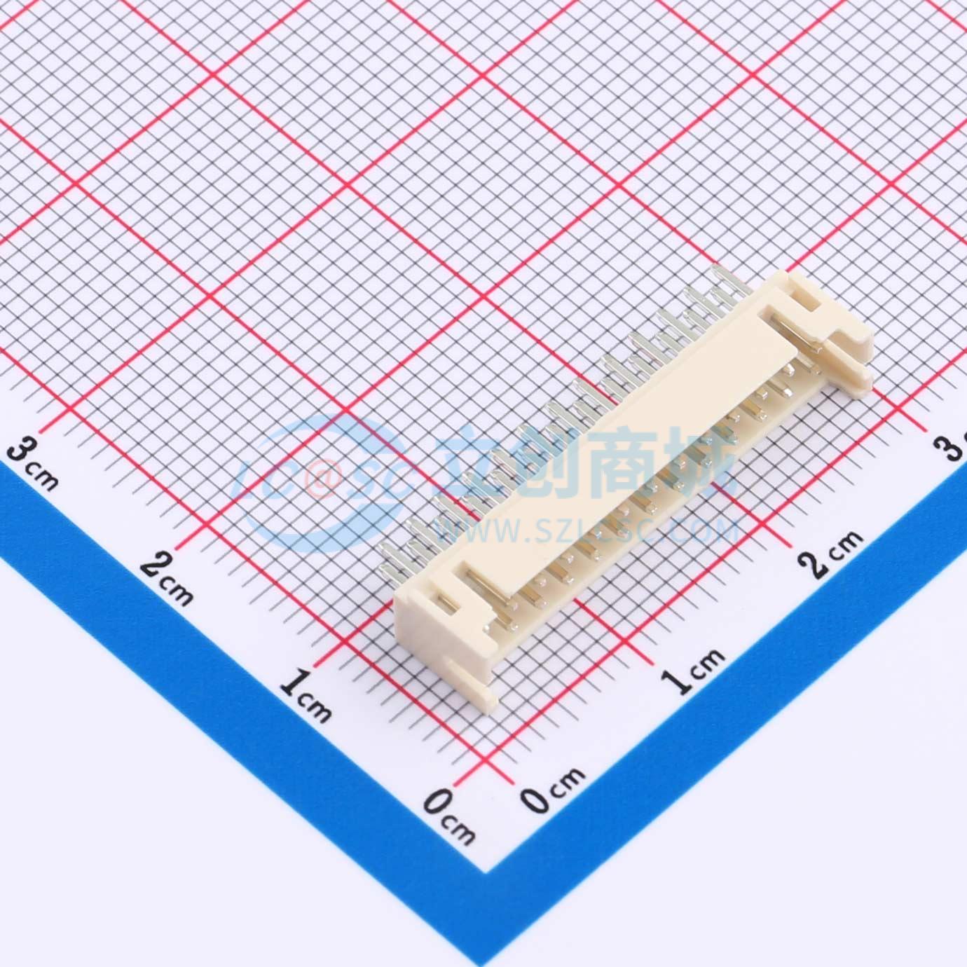 线对板针座 XD-PHD-2*13A 插件,P=2mm 2x13P 直插 电子元器件配单