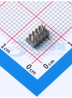 排针 GPEC209-0502A053C1BC SMD,P=1.27mm,卧贴 2x5P 电子元器件