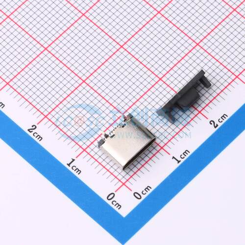 USB连接器 XUBF-0336-0965 SMD TYPE C 16PIN母座 短体立式L6.5MM