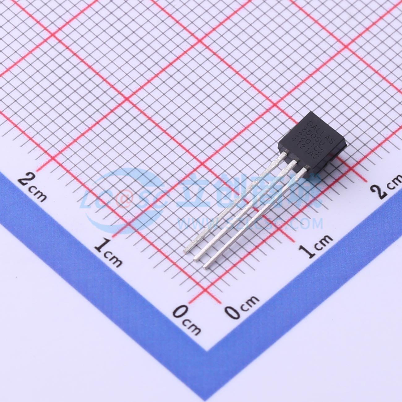 非易失性存储器(ROM) DS2505+ TO-92-3 原装正品 电子元器件配单