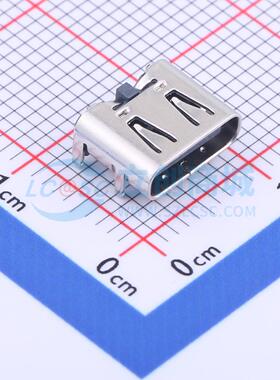 USB连接器 GT-USB-7002B SMD 板上6pin带弹，CH1.62mm，四脚插板