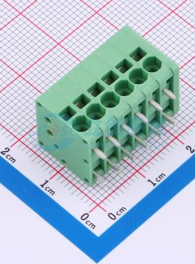 弹簧式接线端子 MX205R-3.5-06P-GN01-Cu-A 插件,P=3.5mm 1x6P 3.