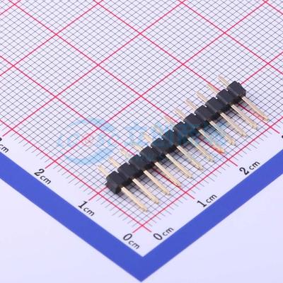排针 X6511WV-12H-C60D30 插件,P=2.54mm 1x12P 方针 电子元器件