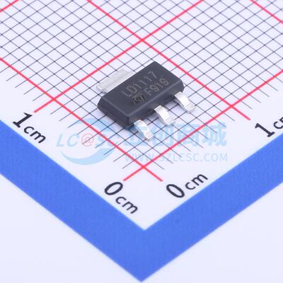 线性稳压器(LDO) LD1117SC-R SOT-223-3 原装正品 电子元器件配单