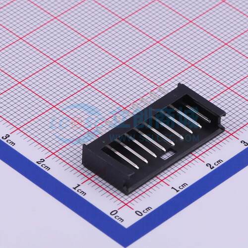 线对板针座 M2530V-10-BK 插件,P=2.54mm 1x10P 直插 电子元器件