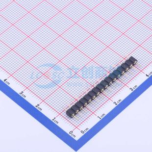 P=2.54mm 原装 方针 1x16P 插件 1000 C35D35 X5511WV 排针