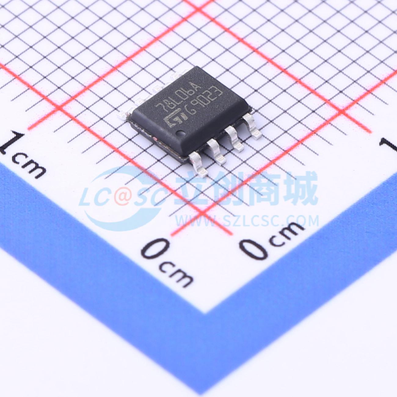 线性稳压器(LDO) L78L06ACD13TR SO-8 原装正品 电子元器件配单