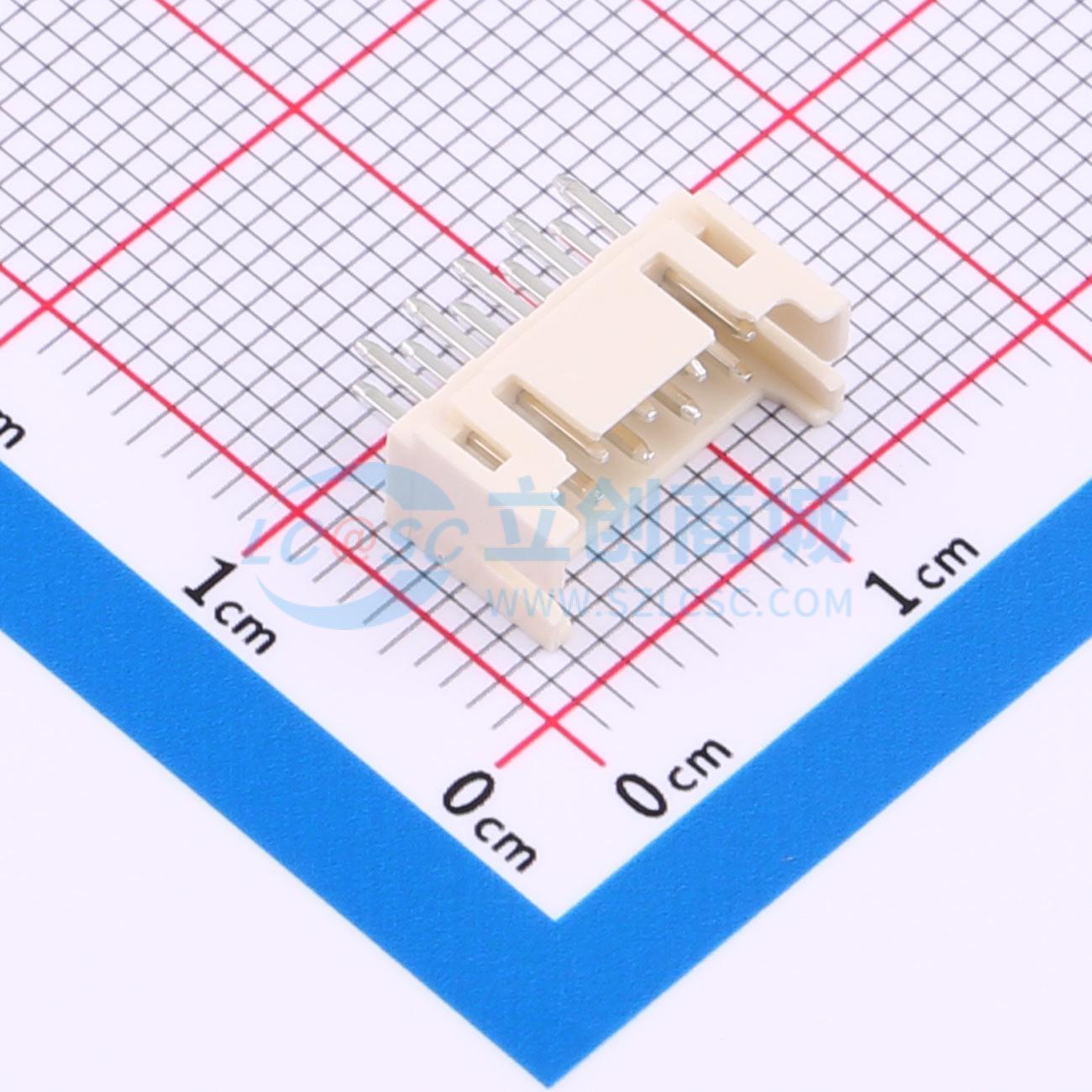线对板针座 XD-PHD-2*5A 插件,P=2mm 2x5P 直插 电子元器件配单