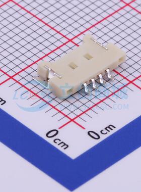 线对板针座 X9827WRS-04-9TSN SMD,P=1.25mm,卧贴 1x4P 卧贴 原装