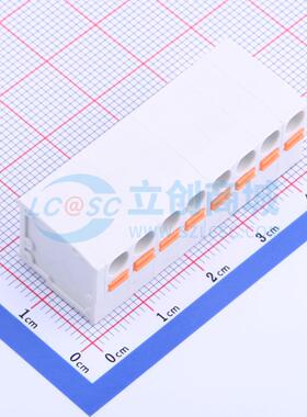 弹簧式接线端子 KF239-5.0-8P 插件,P=5mm 1x8P 5mm 电子元器件