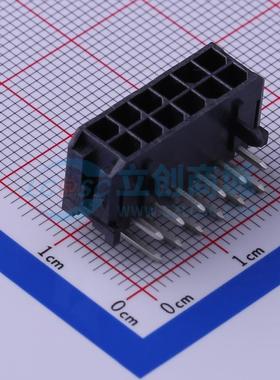 线对板针座 430451202 弯插,P=3mm 2x6P 弯插 电子元器件配单