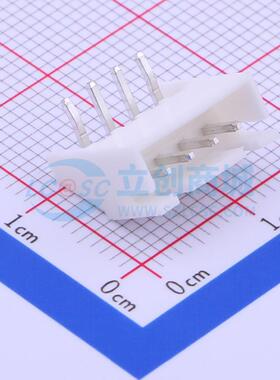 线对板针座 A2501WR-04P1 弯插,P=2.5mm 1x4P 弯插 电子元器件