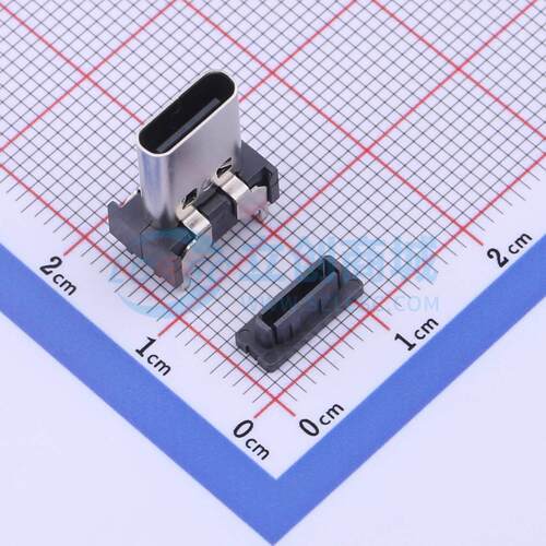 USB连接器 MC-235 SMD 直立式H=15.0 CF 直立式SMT H15 Type-C 立
