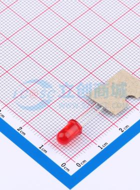 发光二极管/LED SLR-56VRT32 红色 插件,D=5mm 电子元器件配单