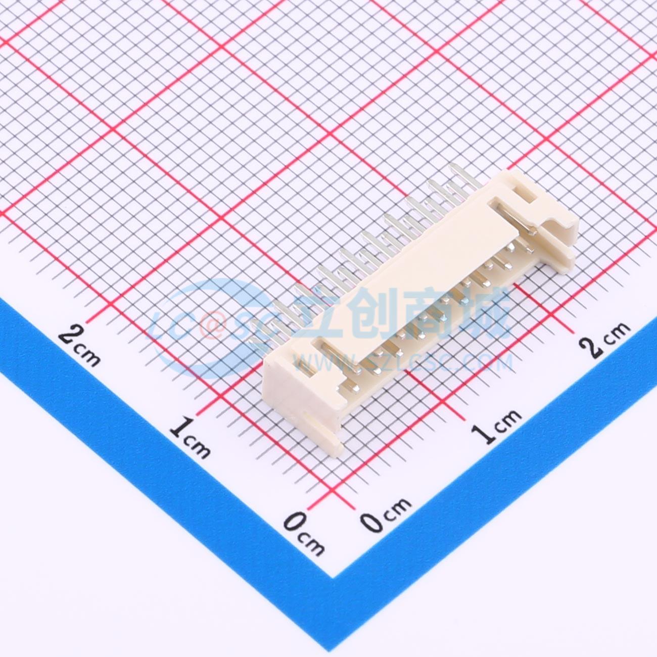 线对板针座 XD-PHD-2*10A 插件,P=2mm 2x10P 直插 电子元器件配单
