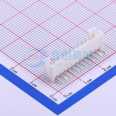 线对板针座 HX20007-12WAD 弯插,P=2mm 1x12P 弯插 电子元器件