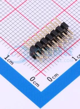 排针 GPFA201-0702A105A1BA 插件,P=2mm 2x7P 电子元器件配单
