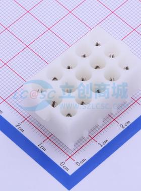 线对板针座 350434-1 插件,P=6.35mm 3x5P 原装 电子元器件配单