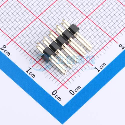 排针 PZ254-2-05-Z-2.5-G1 插件,P=2.54mm 2x5P 方针 电子元器件